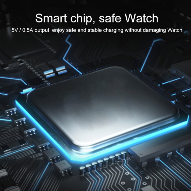 For OPPO Watch 46mm Smart Watch Magnetic Charger Charging Base(White)