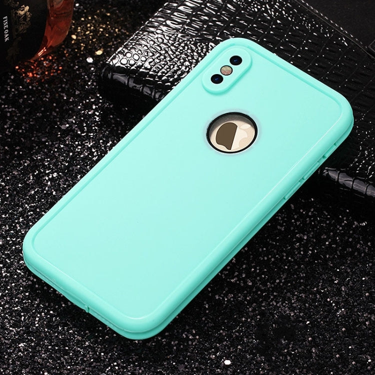 For iPhone X / XS Water Resistant TPU + PC Full Coverage Protective Back Cover Case