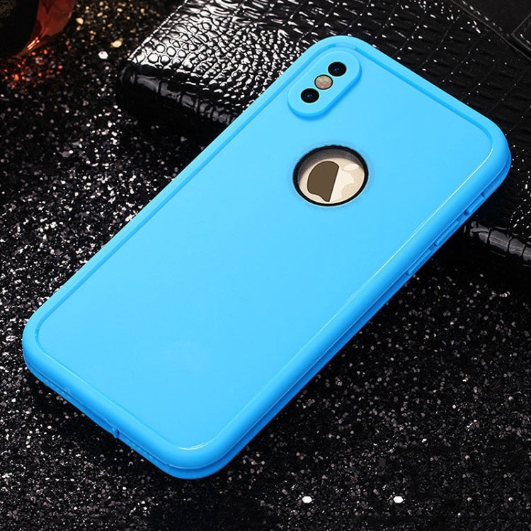 For iPhone X / XS Water Resistant TPU + PC Full Coverage Protective Back Cover Case