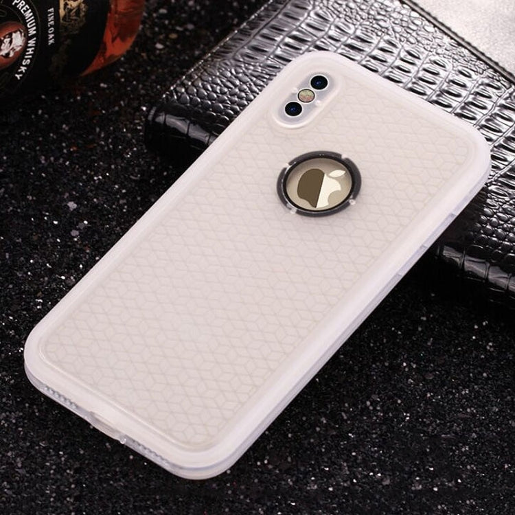 For iPhone X / XS Water Resistant TPU + PC Full Coverage Protective Back Cover Case
