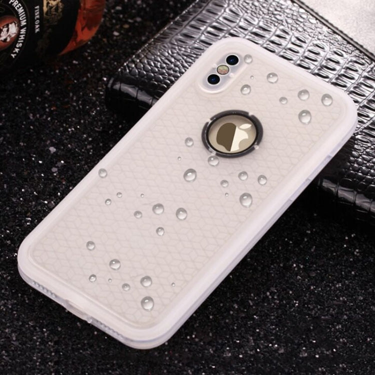 For iPhone X / XS Water Resistant TPU + PC Full Coverage Protective Back Cover Case