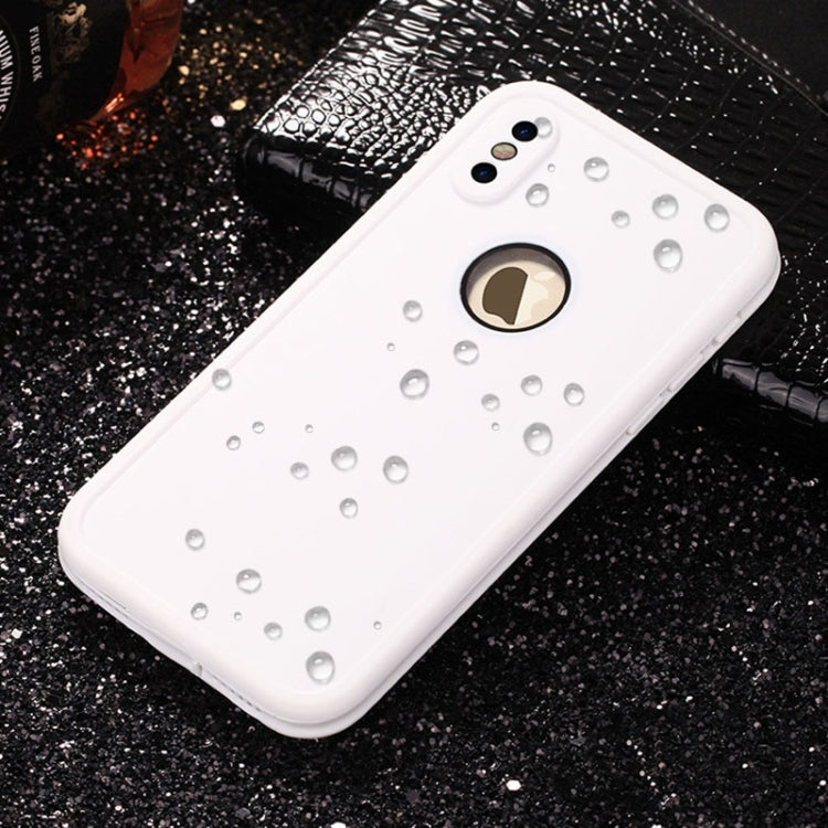 For iPhone X / XS Water Resistant TPU + PC Full Coverage Protective Back Cover Case