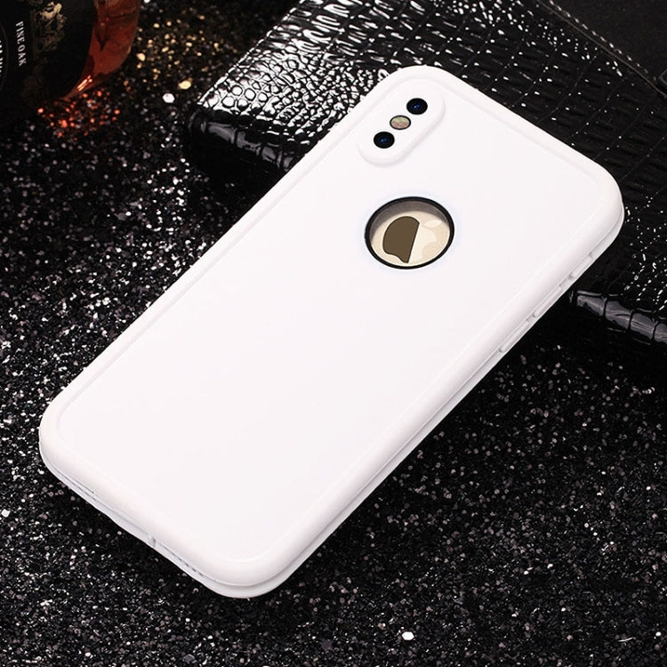 For iPhone X / XS Water Resistant TPU + PC Full Coverage Protective Back Cover Case
