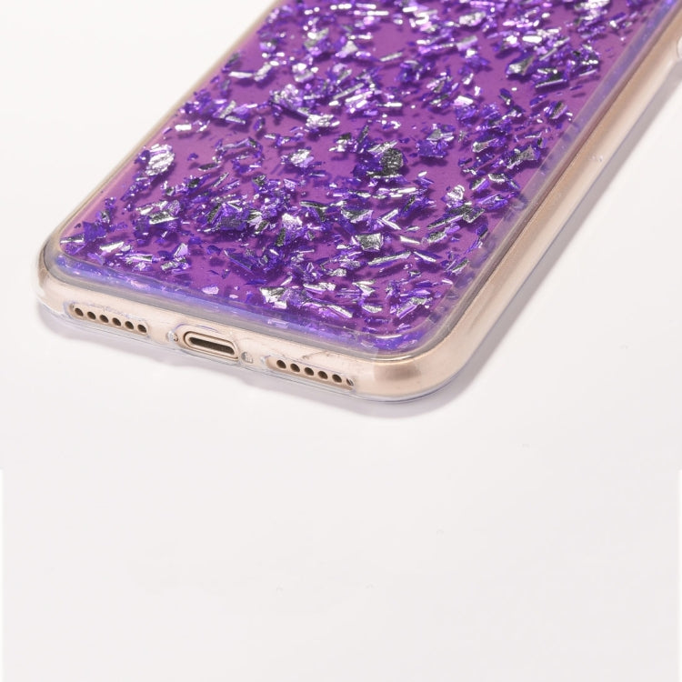 For iPhone X / XS Gold Foil Style Epoxy Dripping