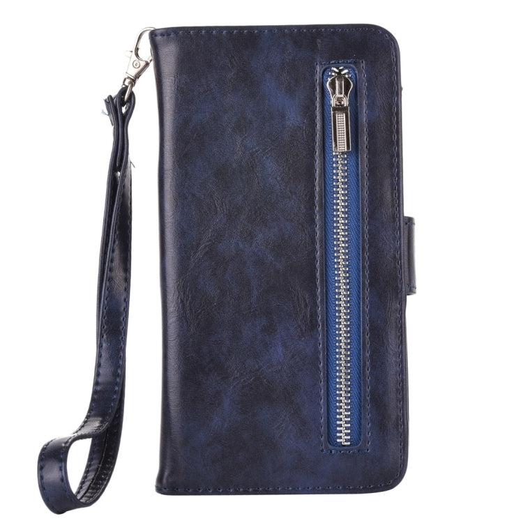 For iPhone X / XS Crazy Horse Texture Horizontal Flip Detachable Leather Case with Card Slots & Wallet & Photo Frame & Lanyard