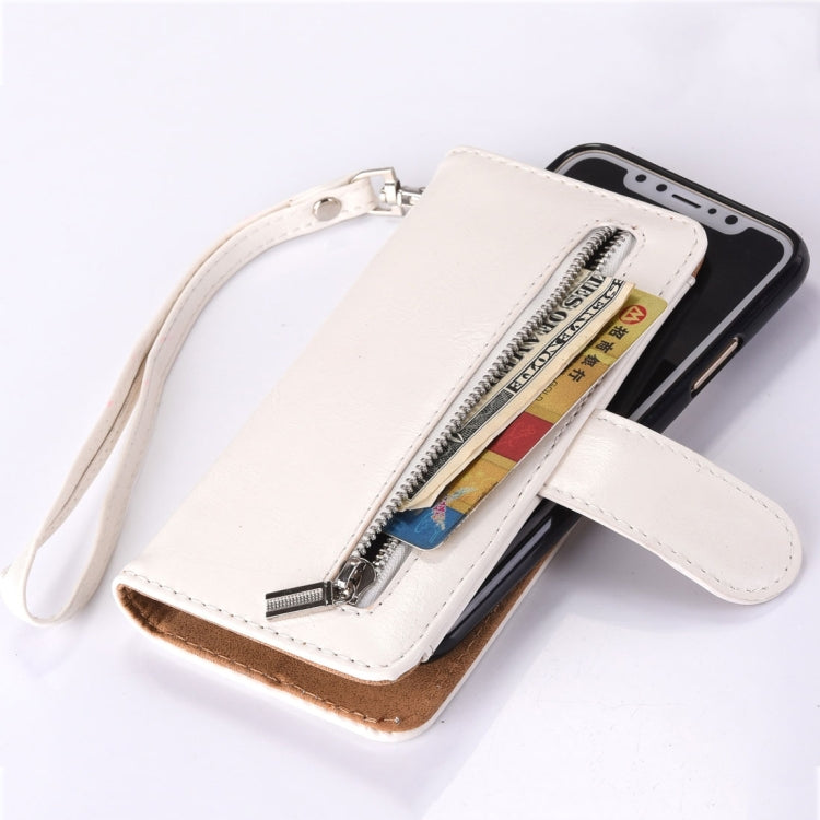 For iPhone X / XS Crazy Horse Texture Horizontal Flip Detachable Leather Case with Card Slots & Wallet & Photo Frame & Lanyard