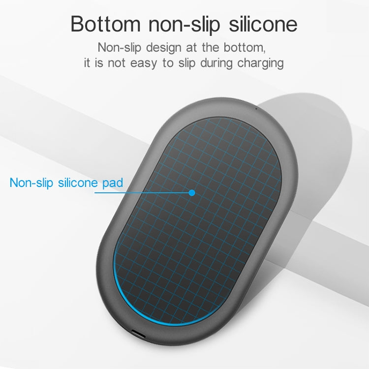 10W Max Fast Charging ABS Pad Qi Standard Wireless Charger with Indicator Light, CD-1054 10W Qi Standard High Speed Wireless Charger