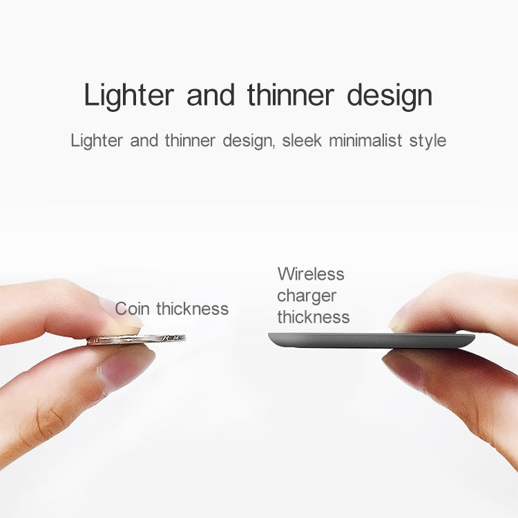 10W Max Fast Charging ABS Pad Qi Standard Wireless Charger with Indicator Light, CD-1054 10W Qi Standard High Speed Wireless Charger