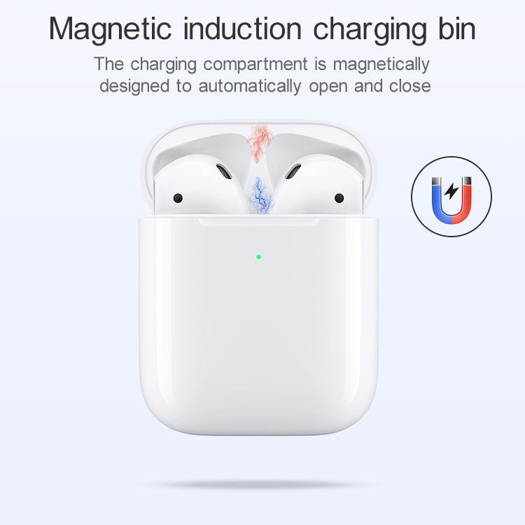 10W Max Fast Charging ABS Pad Qi Standard Wireless Charger with Indicator Light, CD-1054 10W Qi Standard High Speed Wireless Charger + TWS Wireless Bluetooth 5.0 Earphone