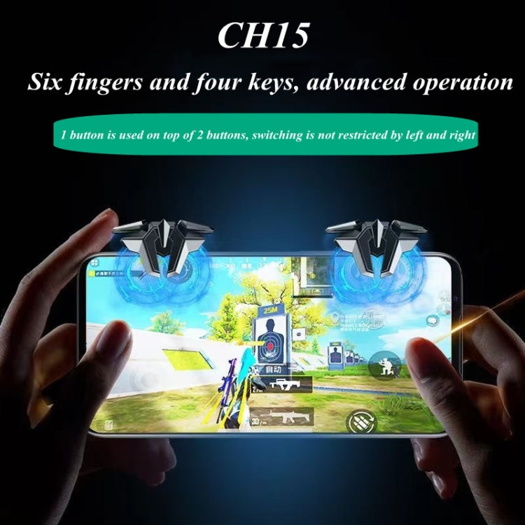 CH15 Six-finger Two-way Gaming Physical Button