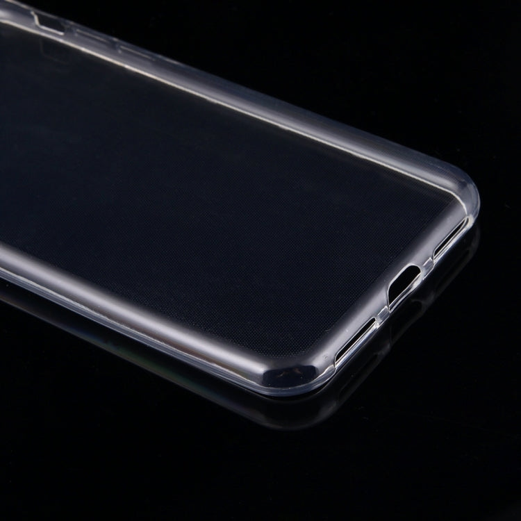 For iPhone X / XS 0.75mm Ultra-thin Transparent TPU Protective Case(Transparent)