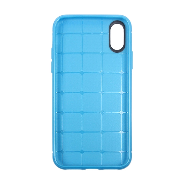 For iPhone X / XS Honeycomb TPU Dropproof Protective Back Cover Case