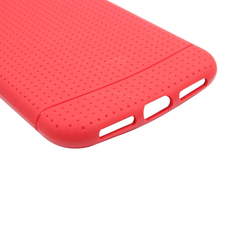 For iPhone X / XS Honeycomb TPU Dropproof Protective Back Cover Case