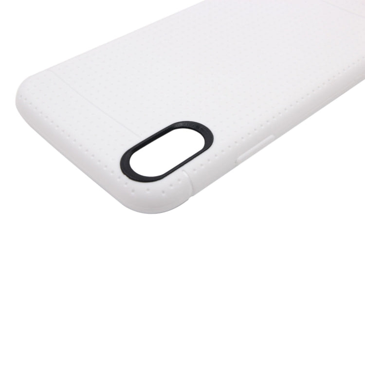 For iPhone X / XS Honeycomb TPU Dropproof Protective Back Cover Case