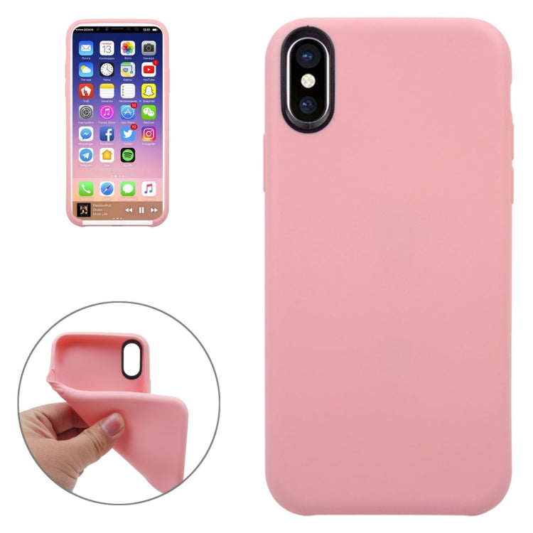 For iPhone X / XS Classic Smooth Surface Soft TPU Protective Case