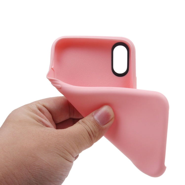 For iPhone X / XS Classic Smooth Surface Soft TPU Protective Case