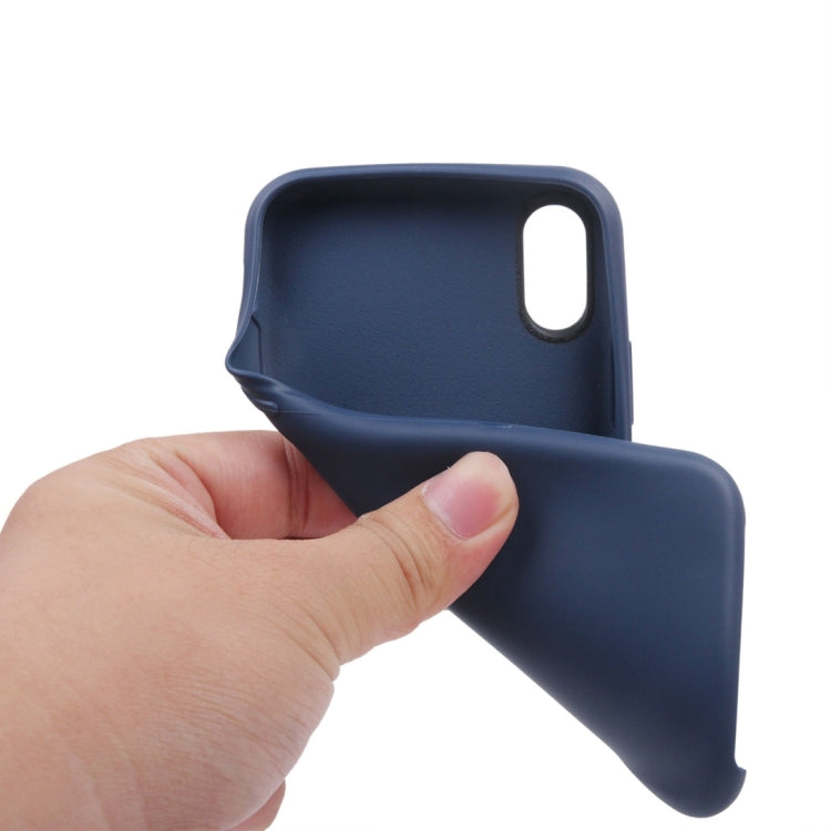 For iPhone X / XS Classic Smooth Surface Soft TPU Protective Case