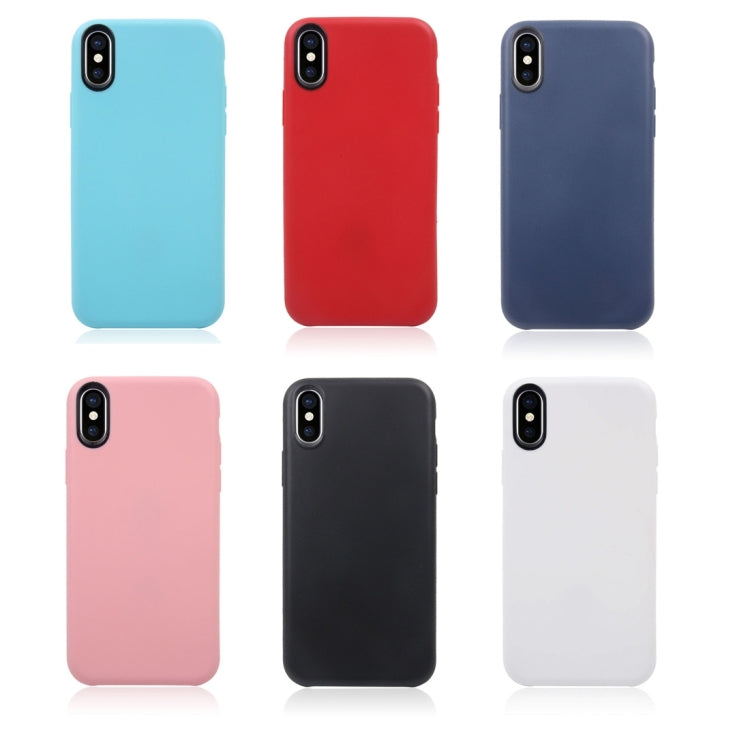 For iPhone X / XS Classic Smooth Surface Soft TPU Protective Case