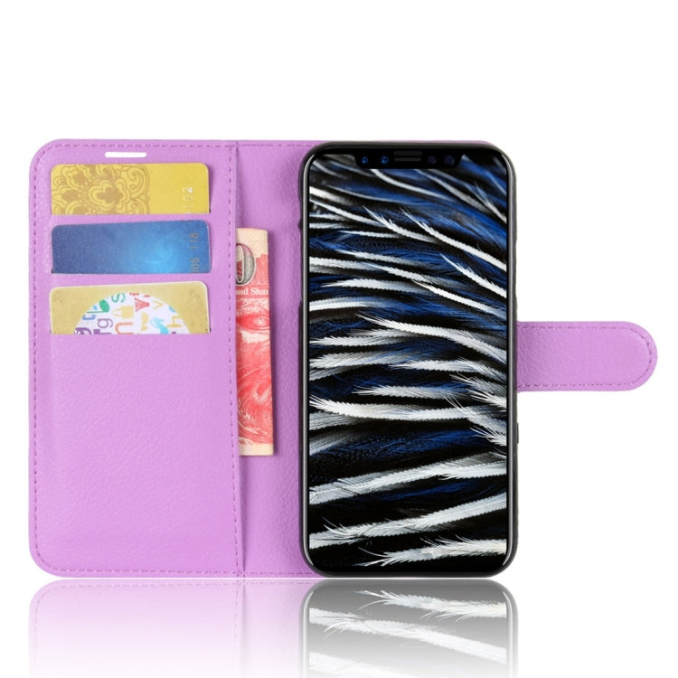 For iPhone X / XS Litchi Texture Horizontal Flip Leather Case with Holder & Card Slots & Wallet