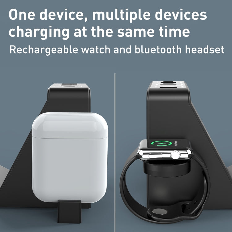 F8 6 in 1 80W Type-C / USB-C Interface Multifunctional Wireless Charging Dock