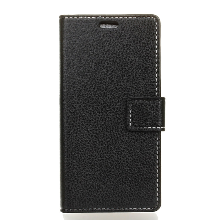 For iPhone X / XS Litchi Texture Horizontal Flip Leather Case with Holder & Card Slots & Wallet & Photo Frame