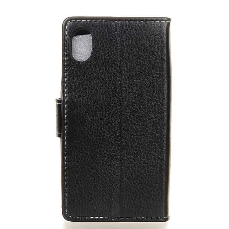 For iPhone X / XS Litchi Texture Horizontal Flip Leather Case with Holder & Card Slots & Wallet & Photo Frame