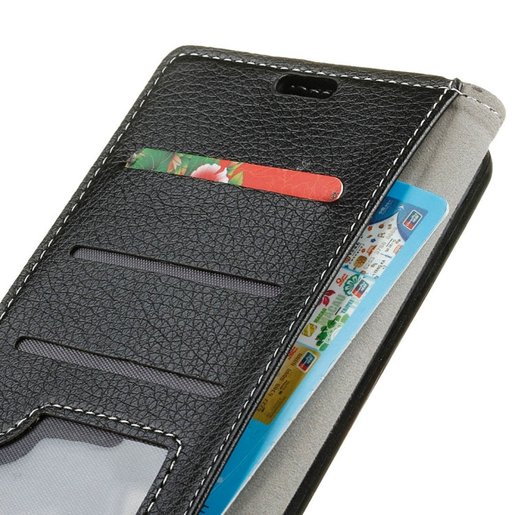 For iPhone X / XS Litchi Texture Horizontal Flip Leather Case with Holder & Card Slots & Wallet & Photo Frame