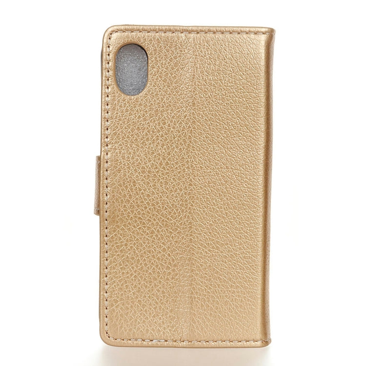 For iPhone X / XS Litchi Texture Horizontal Flip Leather Case with Holder & Card Slots & Wallet & Photo Frame