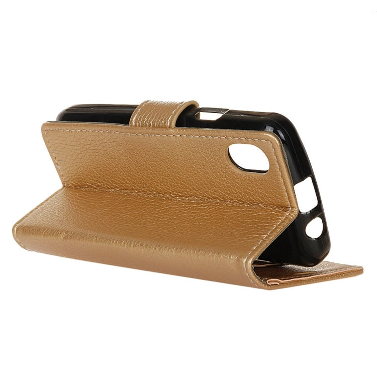 For iPhone X / XS Litchi Texture Horizontal Flip Leather Case with Holder & Card Slots & Wallet & Photo Frame