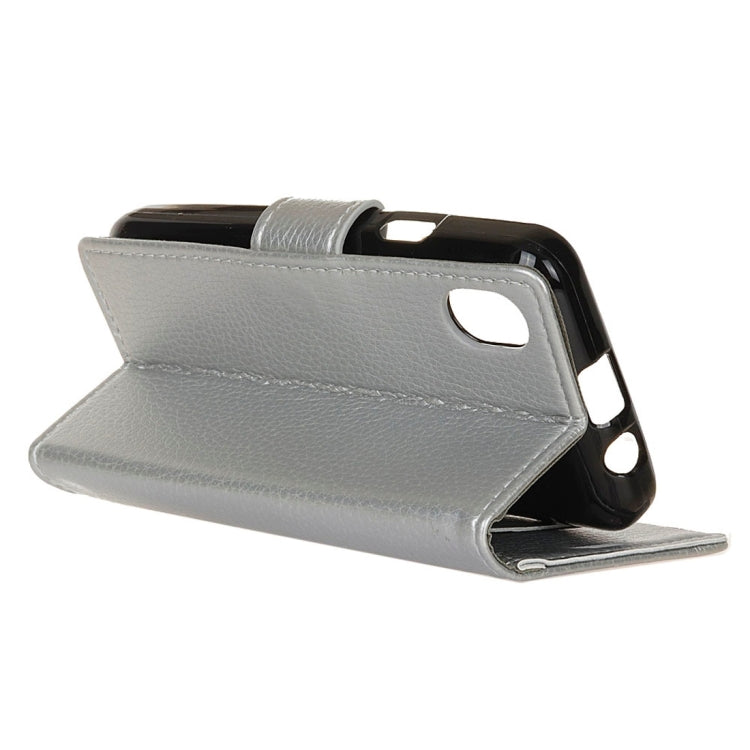 For iPhone X / XS Litchi Texture Horizontal Flip Leather Case with Holder & Card Slots & Wallet & Photo Frame