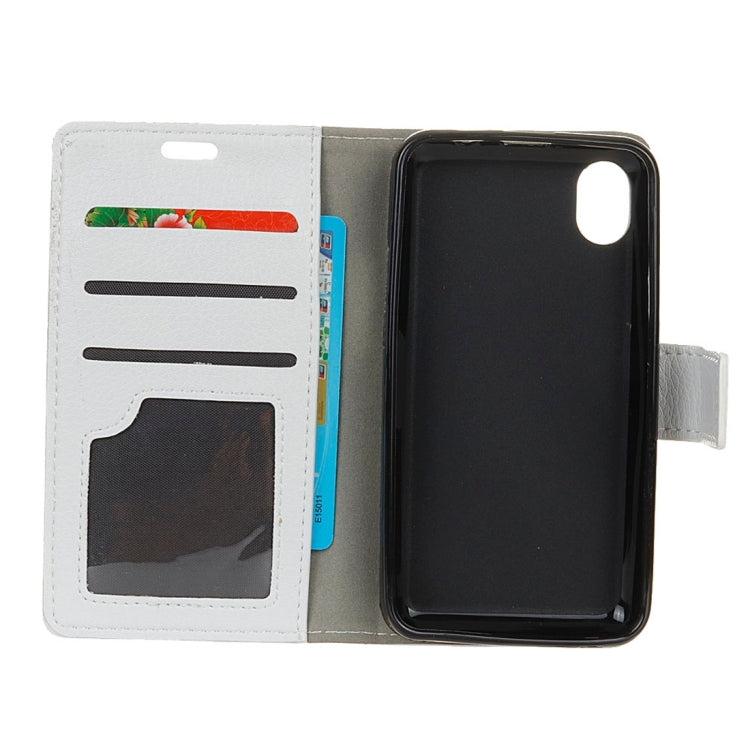 For iPhone X / XS Litchi Texture Horizontal Flip Leather Case with Holder & Card Slots & Wallet & Photo Frame