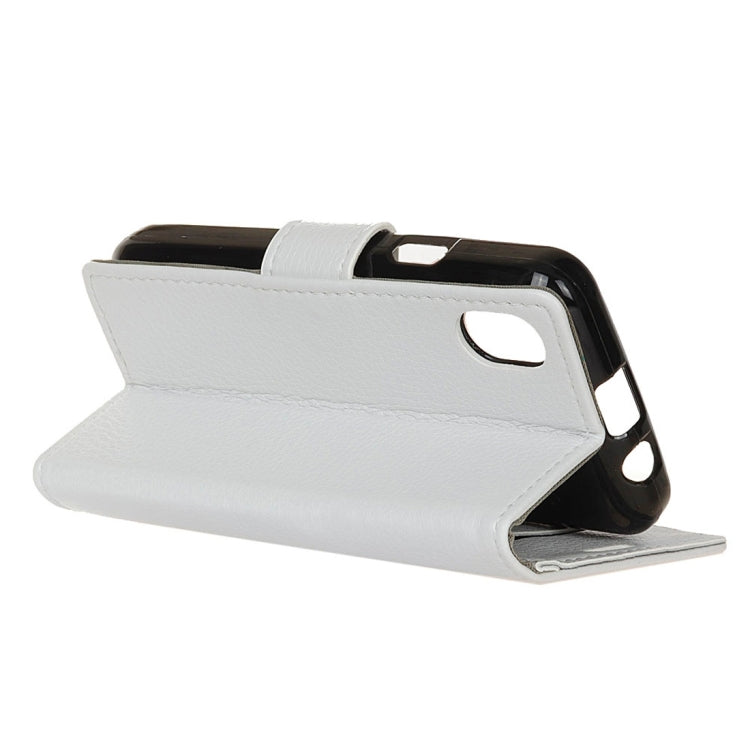For iPhone X / XS Litchi Texture Horizontal Flip Leather Case with Holder & Card Slots & Wallet & Photo Frame