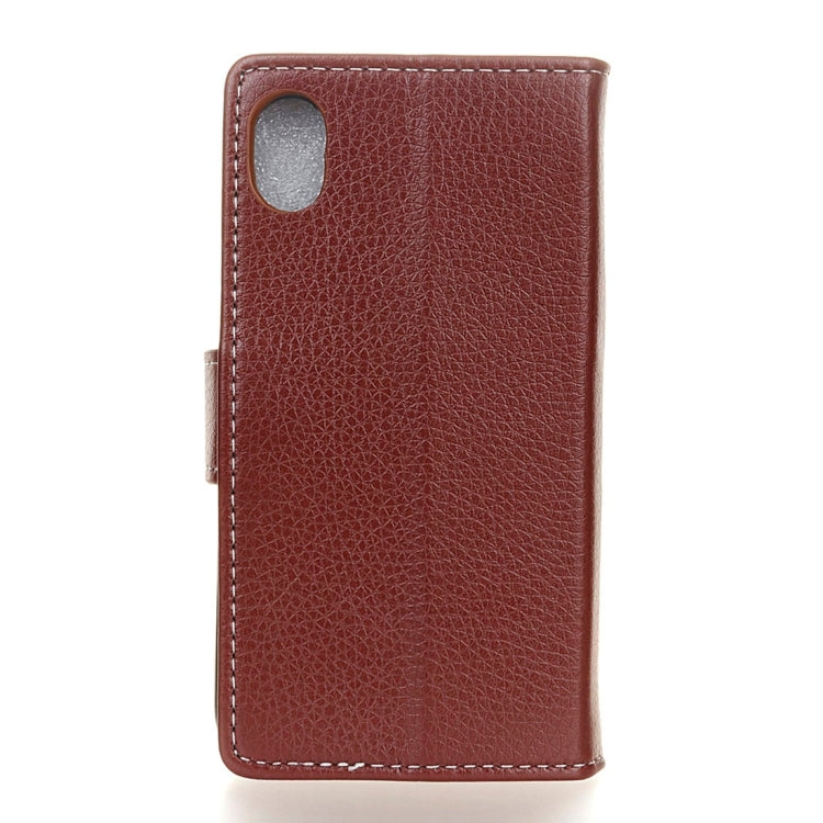 For iPhone X / XS Litchi Texture Horizontal Flip Leather Case with Holder & Card Slots & Wallet & Photo Frame