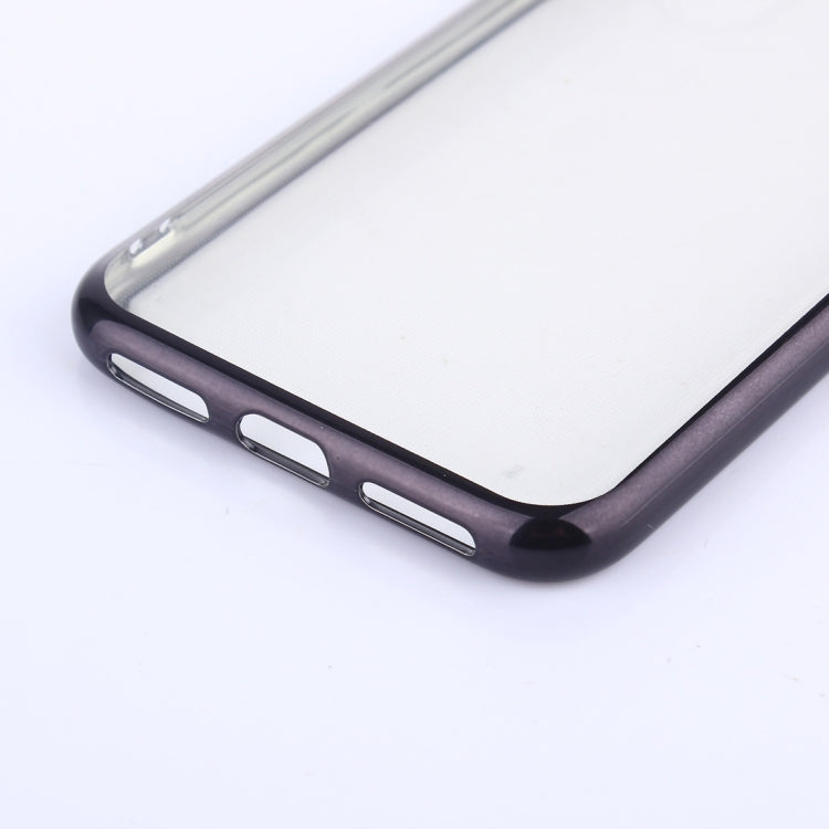 For iPhone X / XS Electroplating Side TPU Protective Back Cover Case