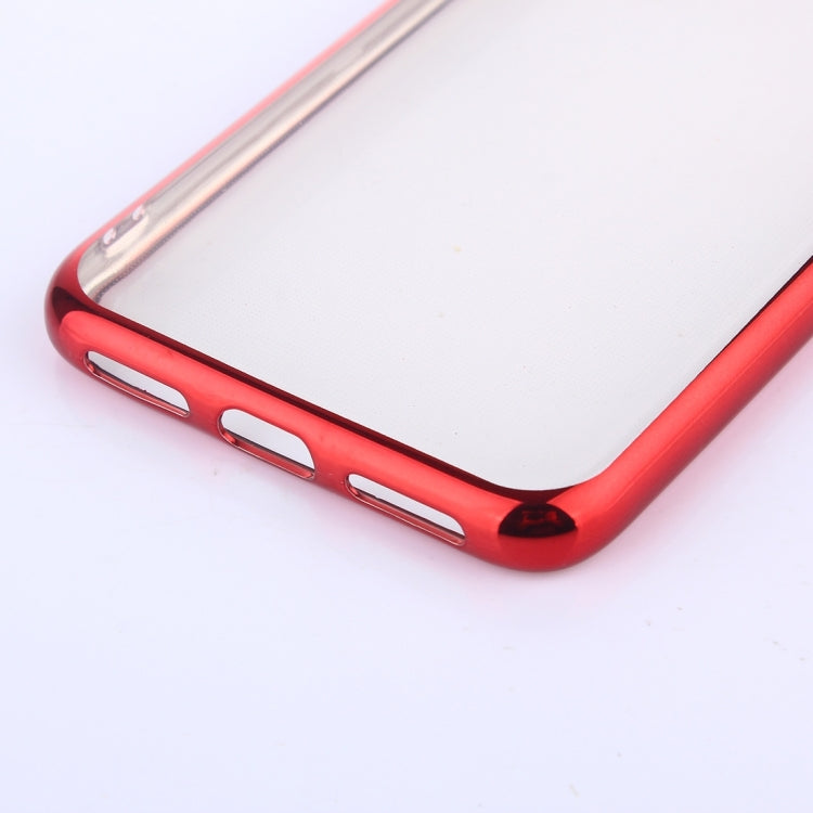 For iPhone X / XS Electroplating Side TPU Protective Back Cover Case