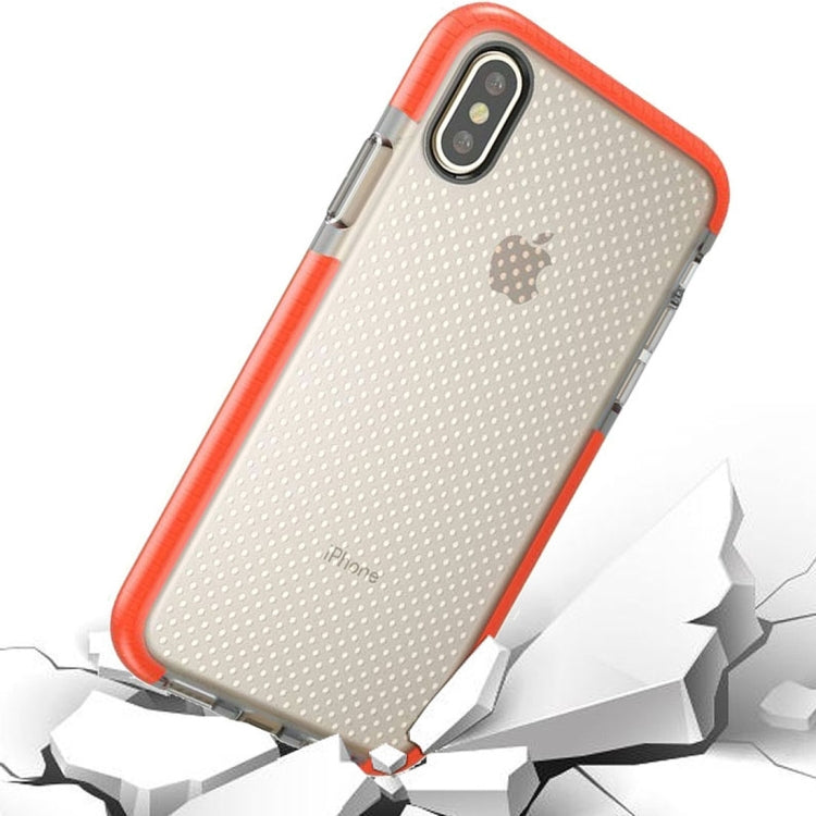 For iPhone X / XS Basketball Texture Anti-collision TPU Protective Case