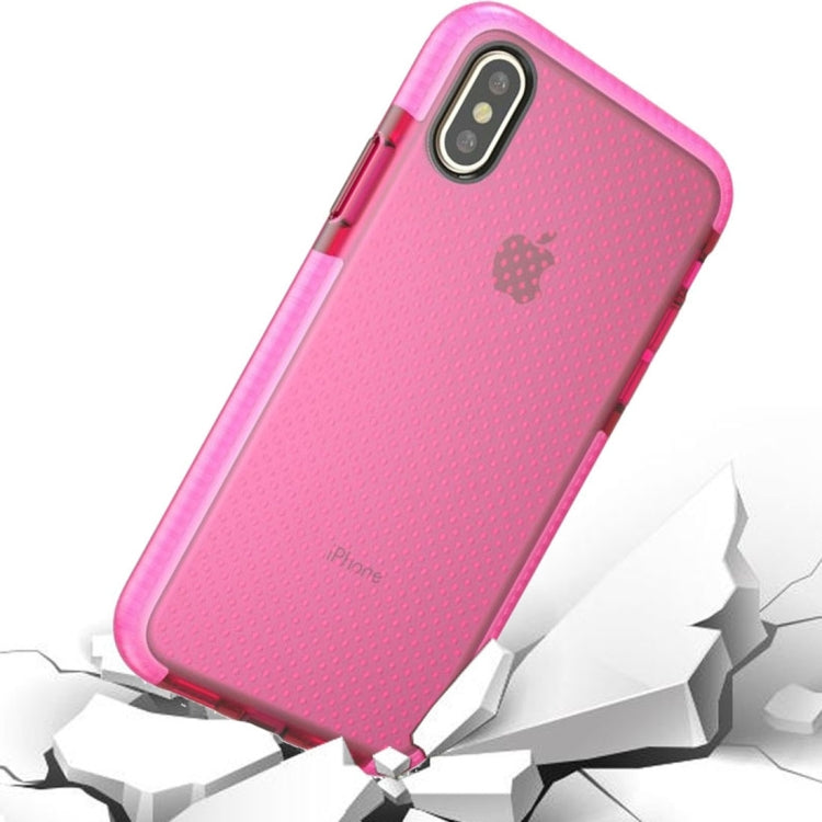 For iPhone X / XS Basketball Texture Anti-collision TPU Protective Case