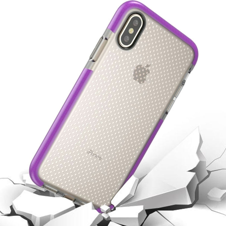 For iPhone X / XS Basketball Texture Anti-collision TPU Protective Case