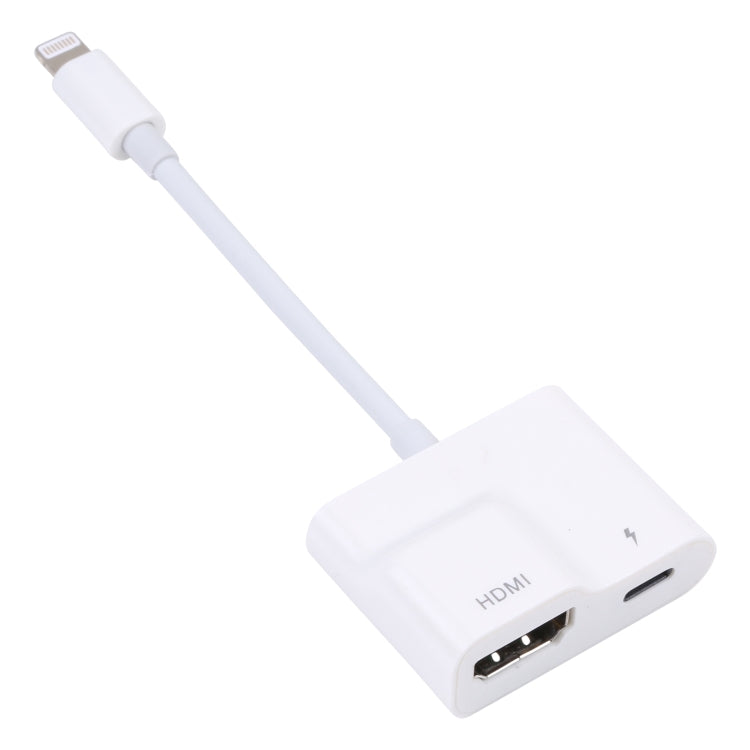 8 Pin to HDMI Digital AV Converter(White)