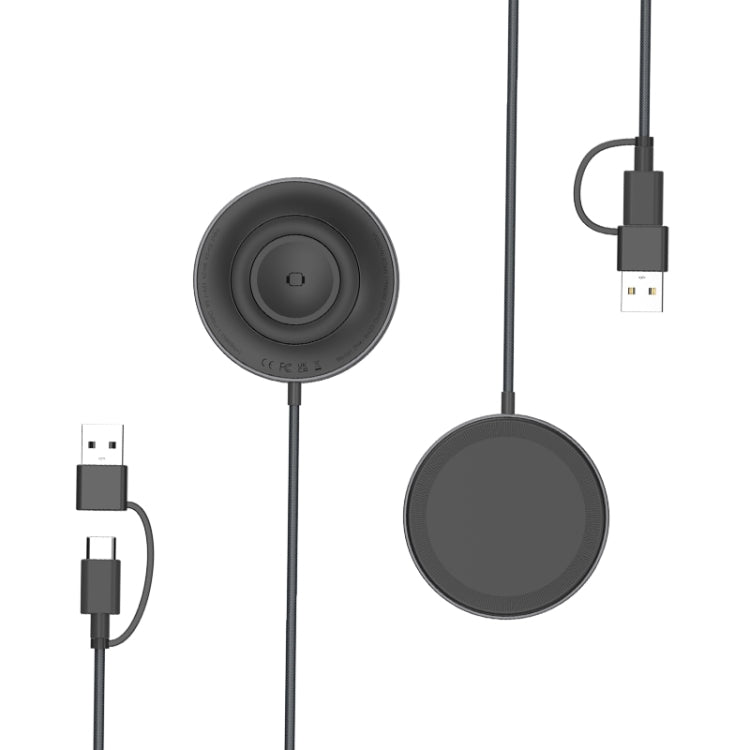 WA23 15W USB / Type-C 3 in 1 Magnetic Wireless Charger