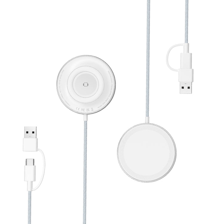 WA23 15W USB / Type-C 3 in 1 Magnetic Wireless Charger