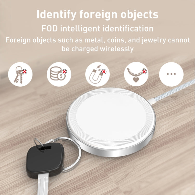 WA23 15W USB / Type-C 3 in 1 Magnetic Wireless Charger