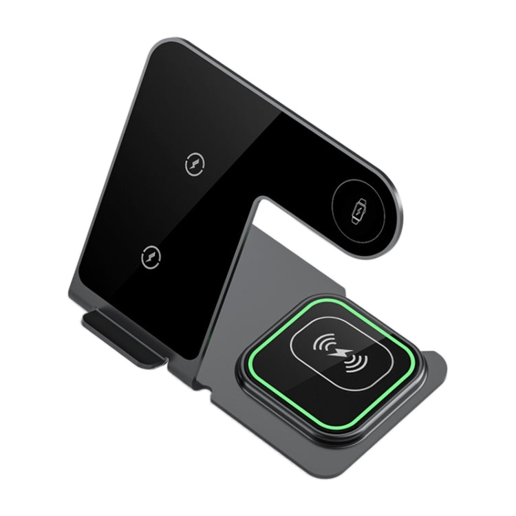 W43 15W 3 in 1 Aluminum Alloy Wireless Charging Stand