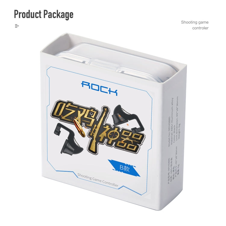 ROCK RPH0880 B Version Shooting Game Controller, Pair