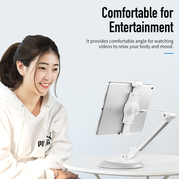 ROCK RPH-0878 5 - 10.5 Inch Phones / Tablets Universal Adjustable Desktop Stand(Silver)