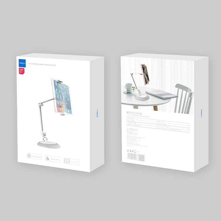 ROCK RPH-0878 5 - 10.5 Inch Phones / Tablets Universal Adjustable Desktop Stand(Silver)