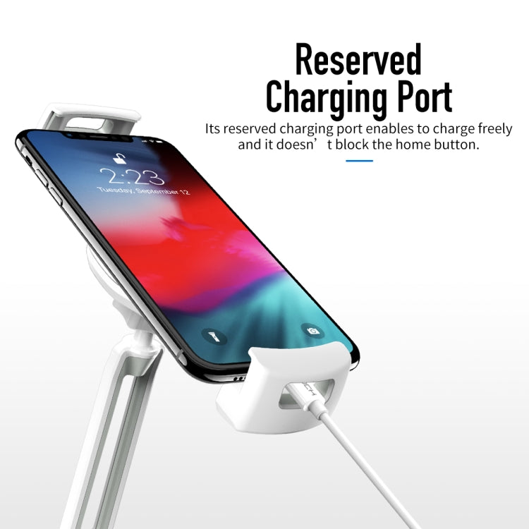 ROCK RPH-0878 5 - 10.5 Inch Phones / Tablets Universal Adjustable Desktop Stand(Silver)