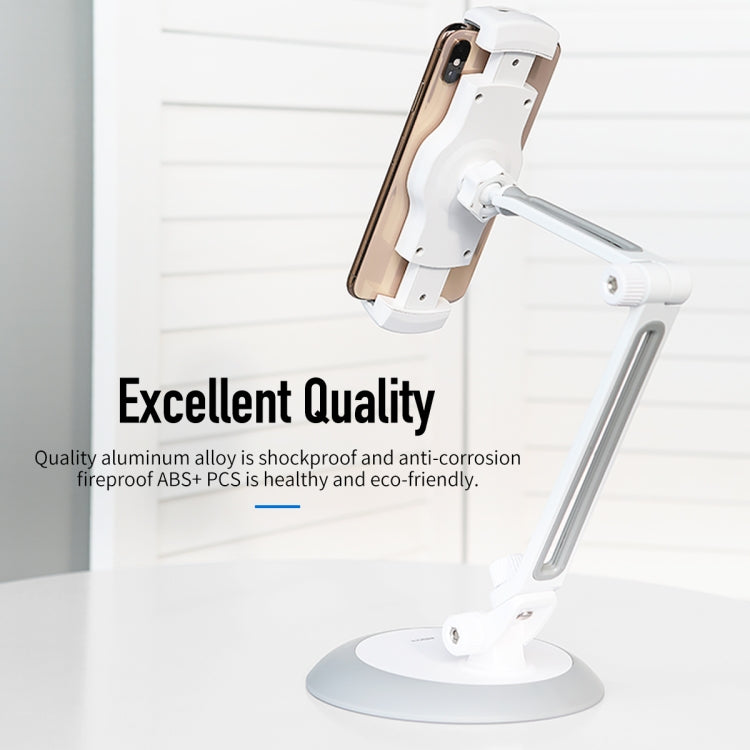 ROCK RPH-0878 5 - 10.5 Inch Phones / Tablets Universal Adjustable Desktop Stand(Silver)