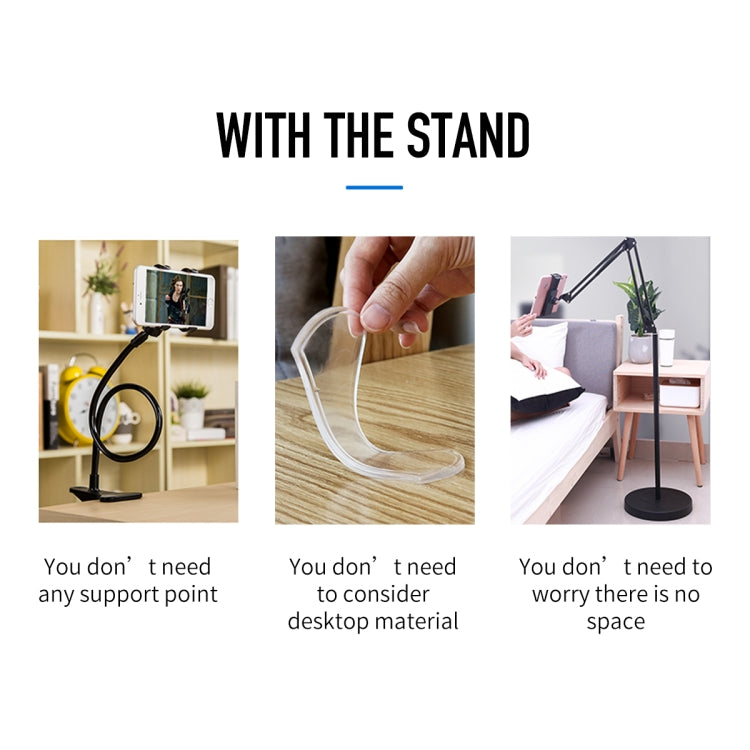 ROCK RPH-0878 5 - 10.5 Inch Phones / Tablets Universal Adjustable Desktop Stand(Silver)