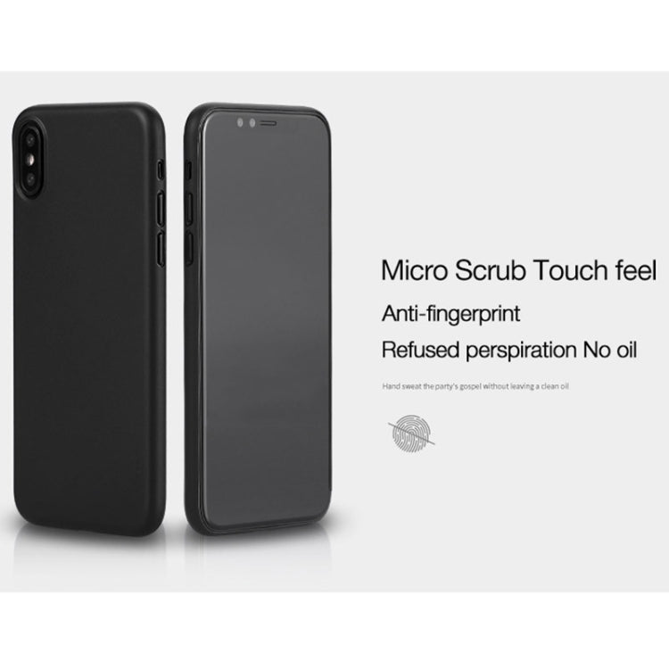 For iPhone X CAFELE Chiffon Series PP Ultra-slim Matte Protective Back Cover Case